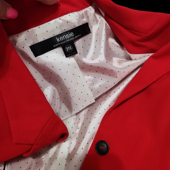 Red Blazer (Kensie) - Picture 2 of 5